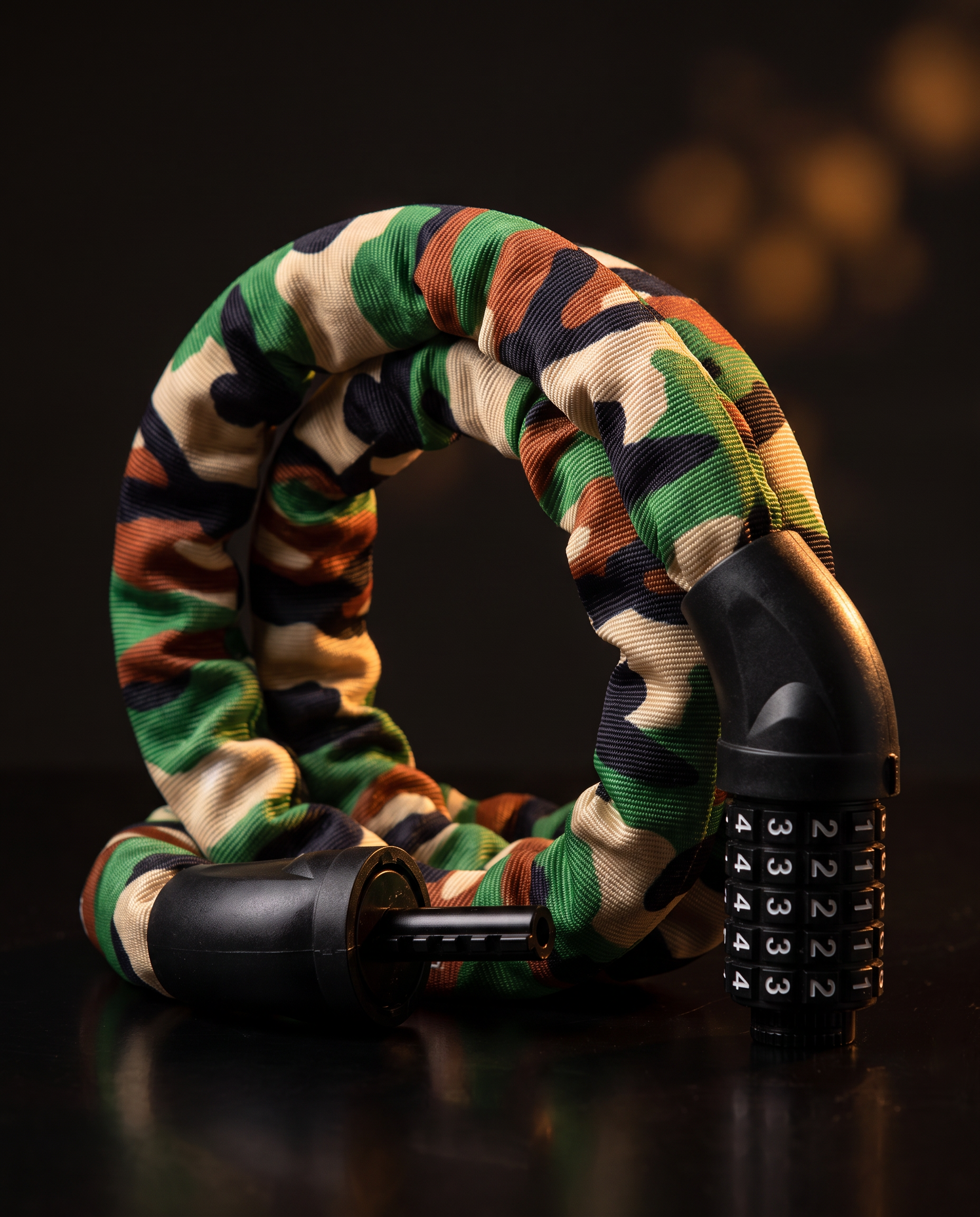 Glowride G10 — 5-Digit Combination Chain Lock