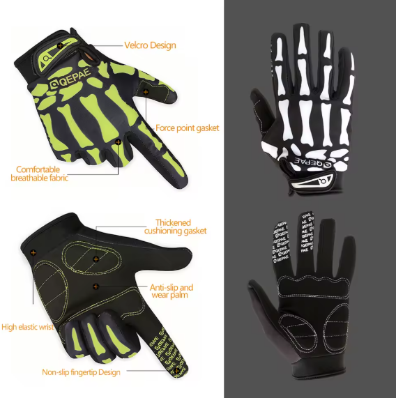 Touchscreen Skeleton Gloves