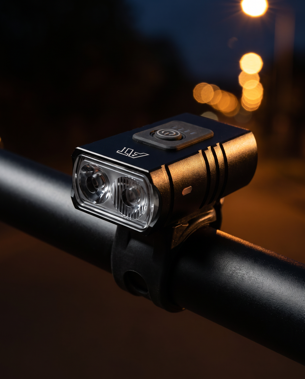 Glowride V30 — USB-C Dual LED Bike Headlight