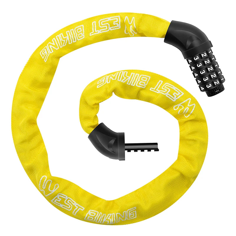 Glowride G10 — 5-Digit Combination Chain Lock