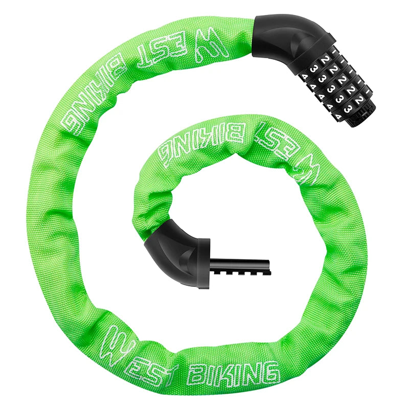 Glowride G10 — 5-Digit Combination Chain Lock