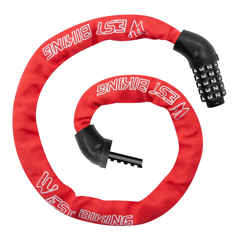 Glowride G10 — 5-Digit Combination Chain Lock