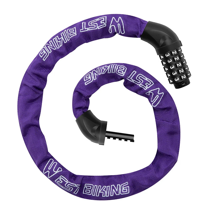 Glowride G10 — 5-Digit Combination Chain Lock