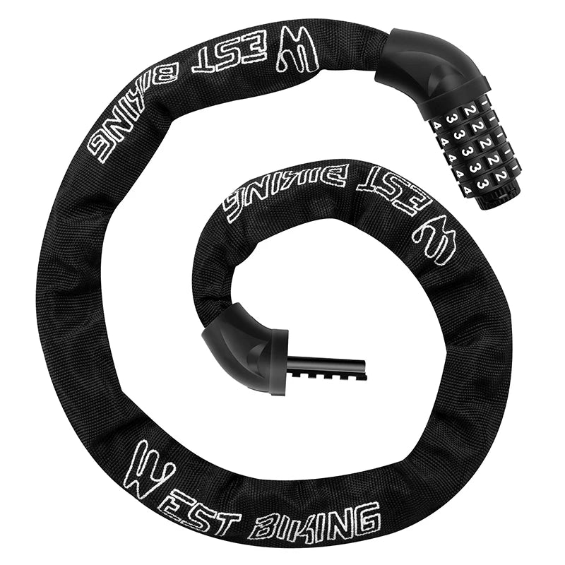 Glowride G10 — 5-Digit Combination Chain Lock
