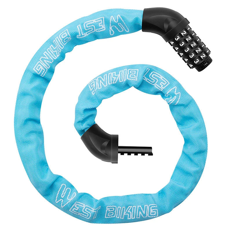 Glowride G10 — 5-Digit Combination Chain Lock