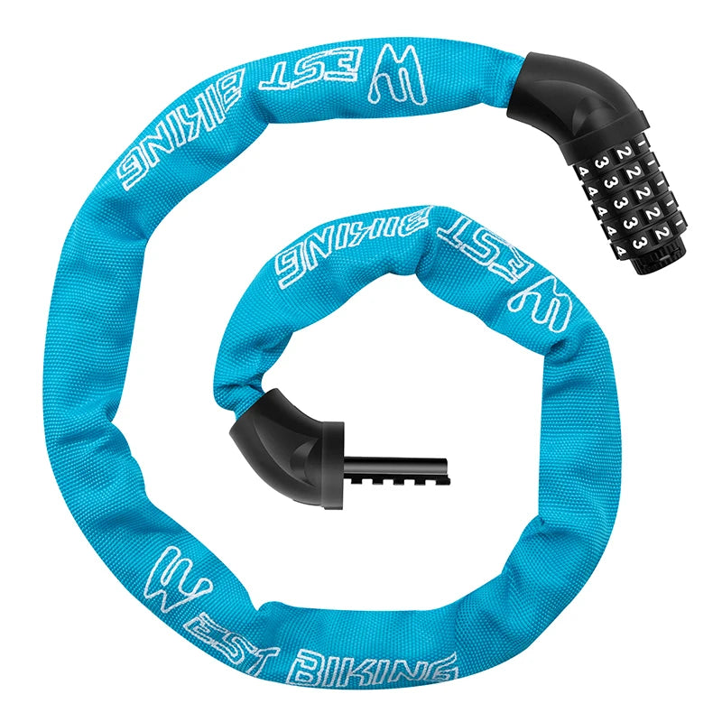 Glowride G10 — 5-Digit Combination Chain Lock