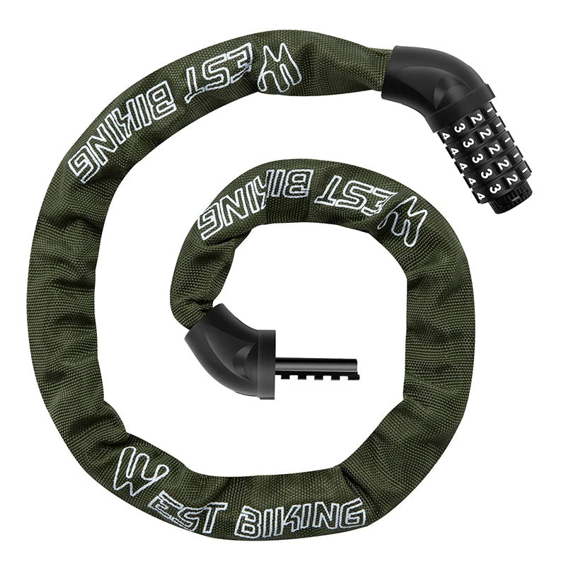 Glowride G10 — 5-Digit Combination Chain Lock
