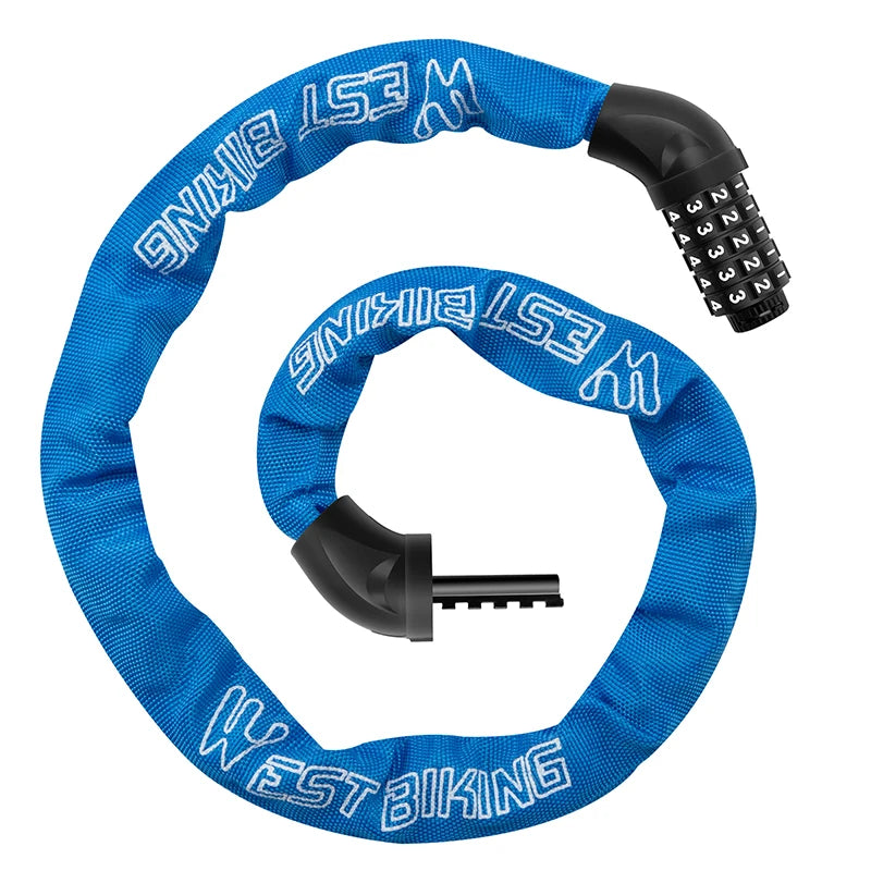 Glowride G10 — 5-Digit Combination Chain Lock