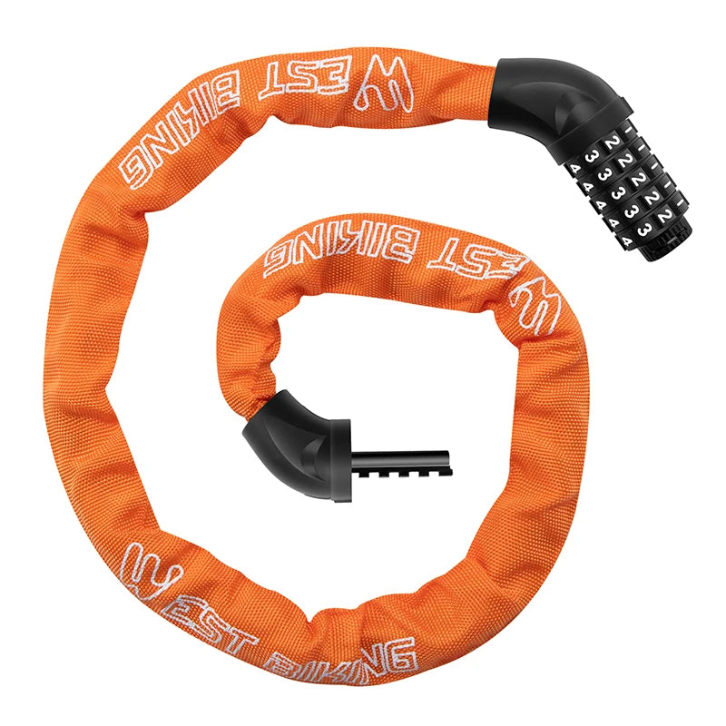 Glowride G10 — 5-Digit Combination Chain Lock