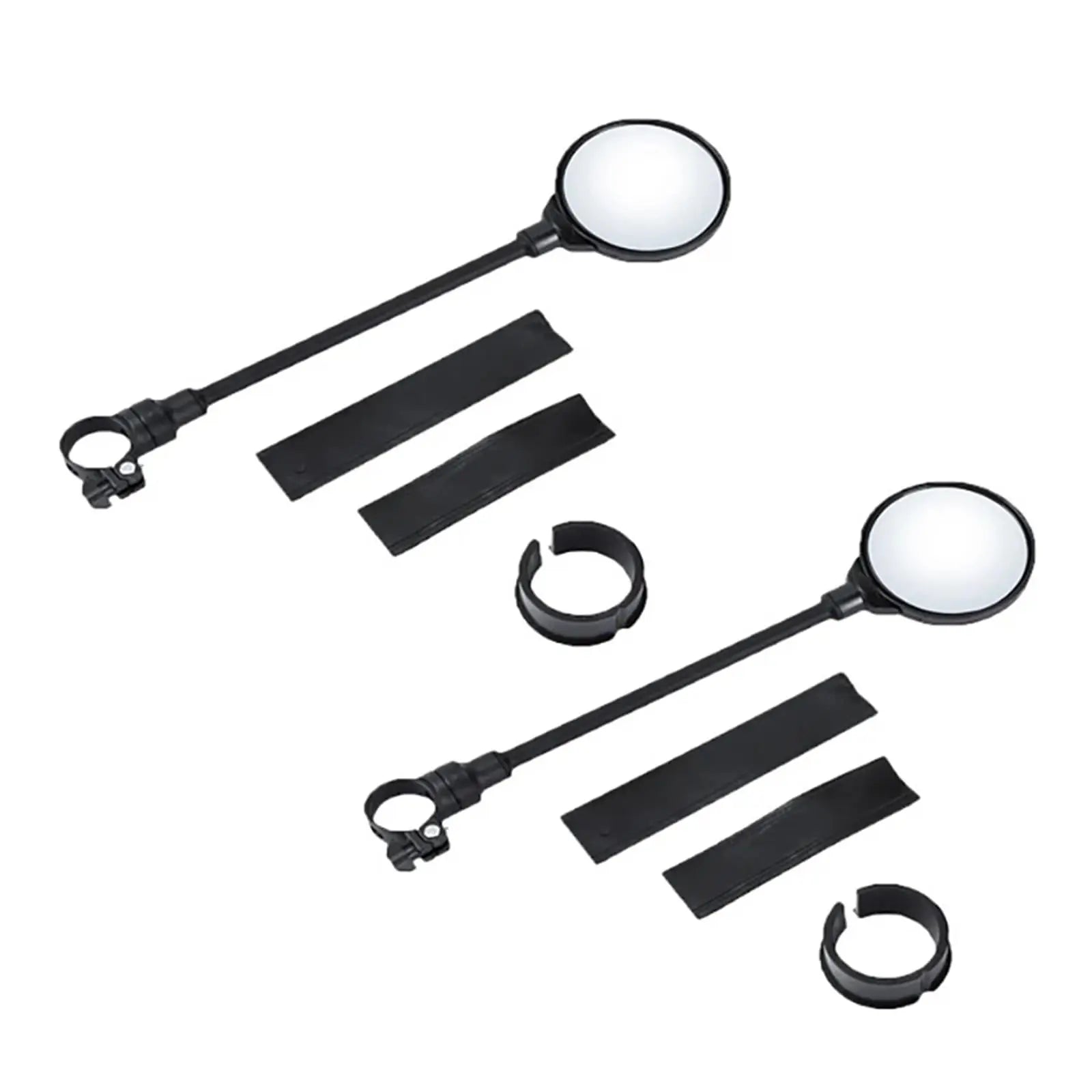 Glowride V15 wide-angle bike mirror pair